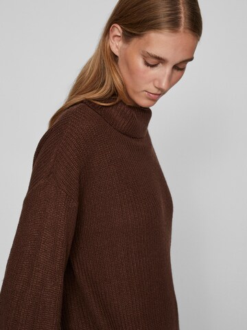 VILA Sweater 'Vigga' in Brown