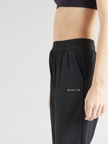 Effilé Pantalon de sport ELITE LAB en noir