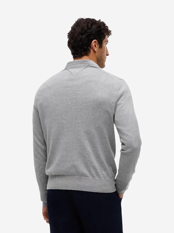 TOMMY HILFIGER Tricot 'PIMA ORG CTN CASHMERE MW0MW28046' in Grijs