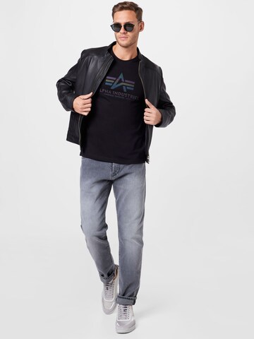 ALPHA INDUSTRIES - Camisa em preto