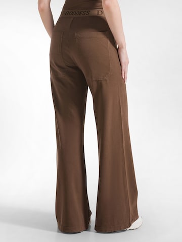 DEHA Wide leg Broek in Bruin