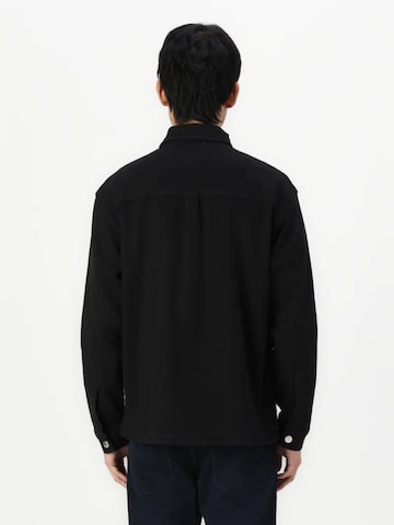 Denim Project Regular Fit Skjorte ' DPLoose ' i sort