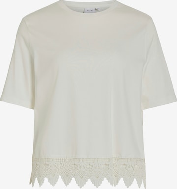 T-shirt 'VIPAVIA' VILA en blanc : devant