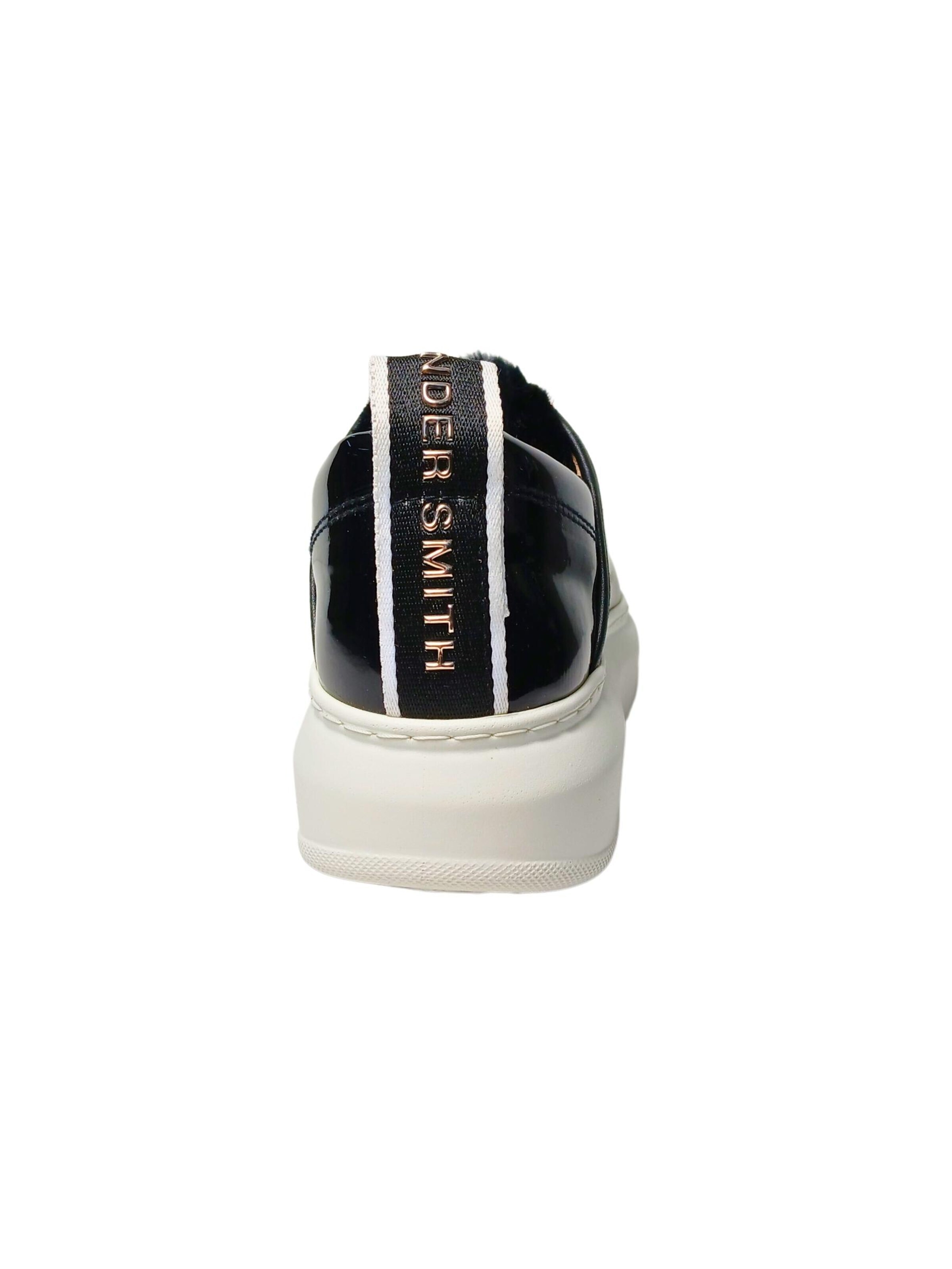 Alexander Smith Platform trainers in Black