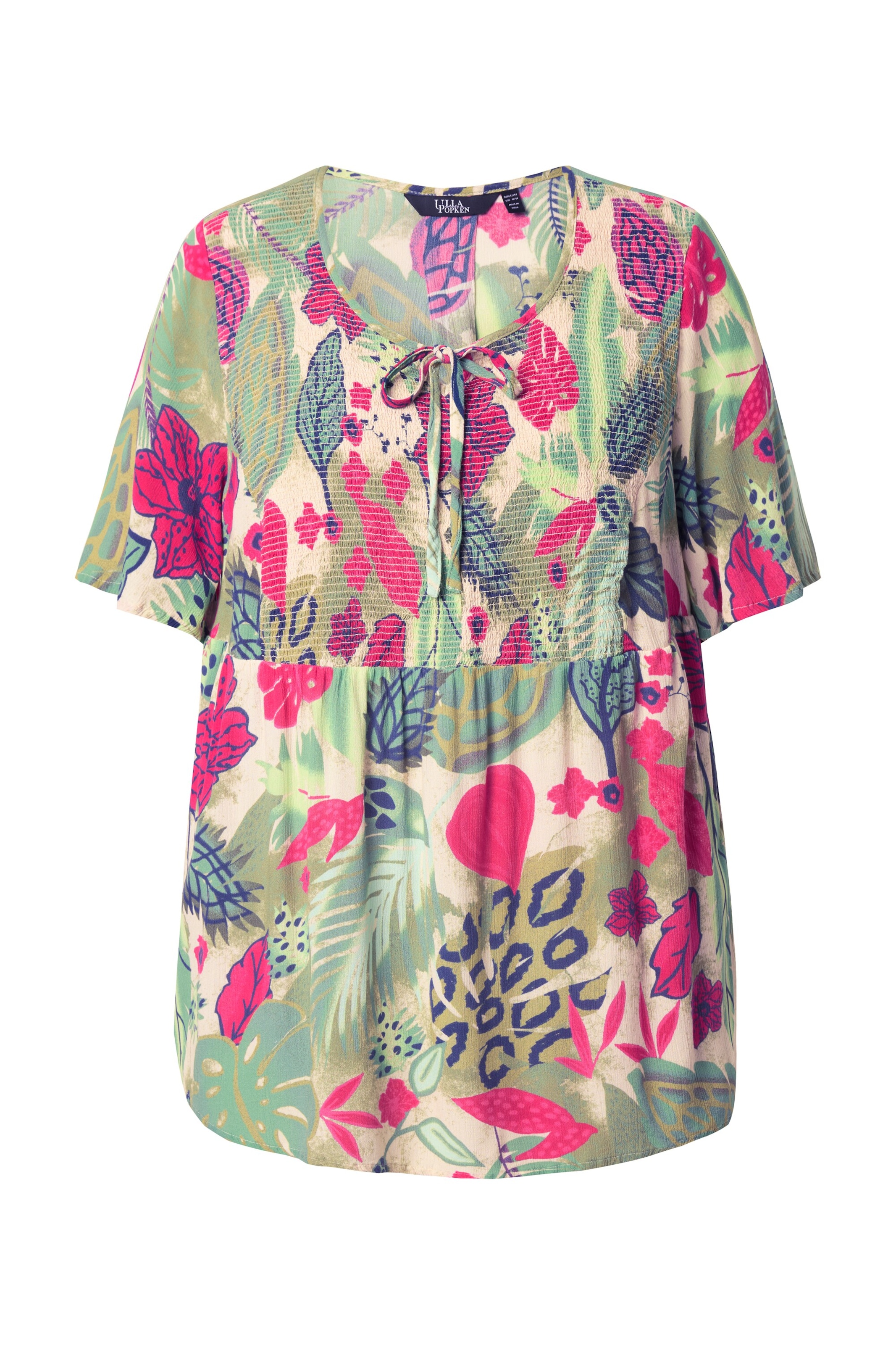 Ulla Popken Bluse in Mischfarben: Vorderseite