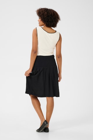 Jupe 'Venta' Cream en noir