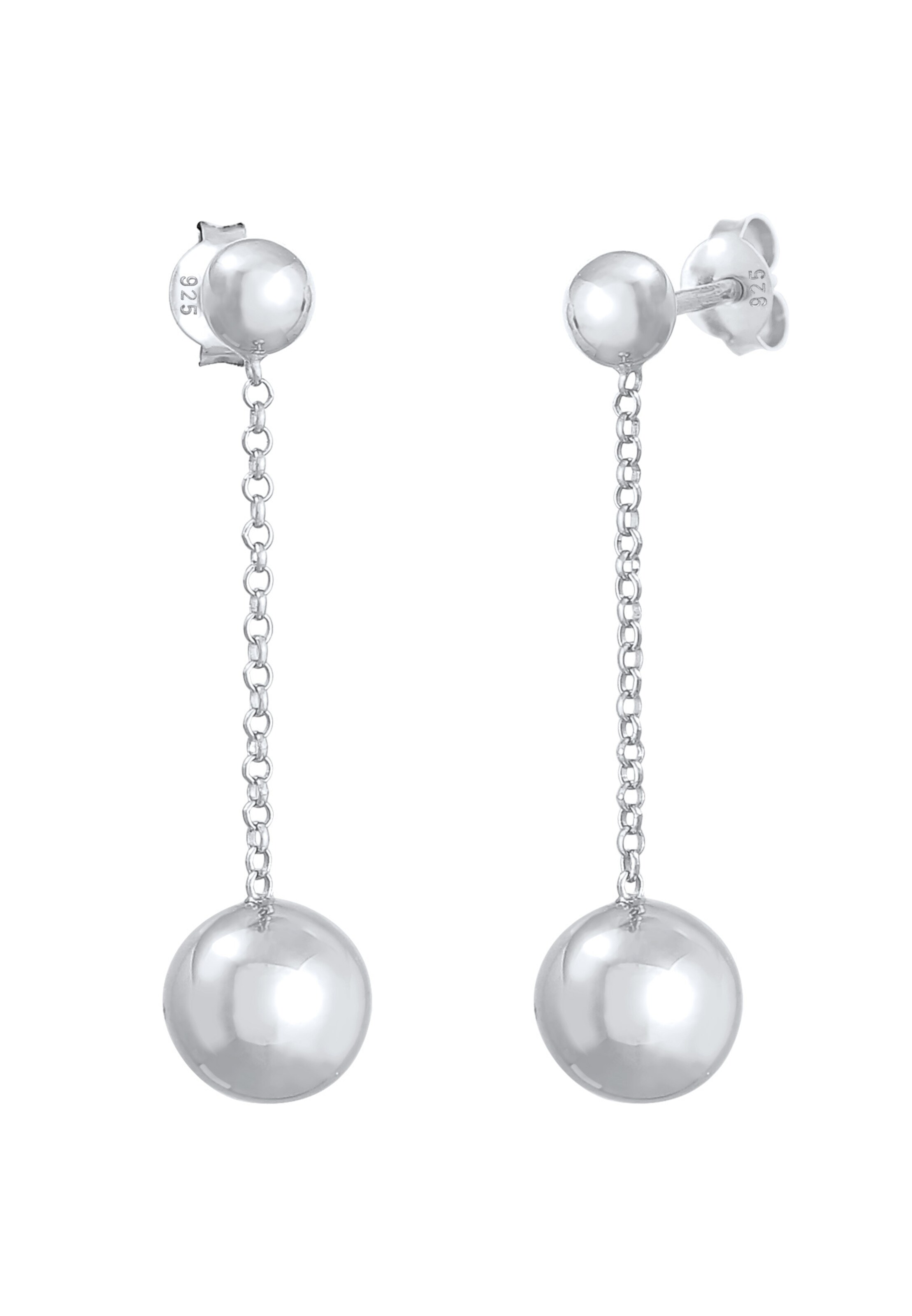 ELLI Ohrringe Kugel in Silber