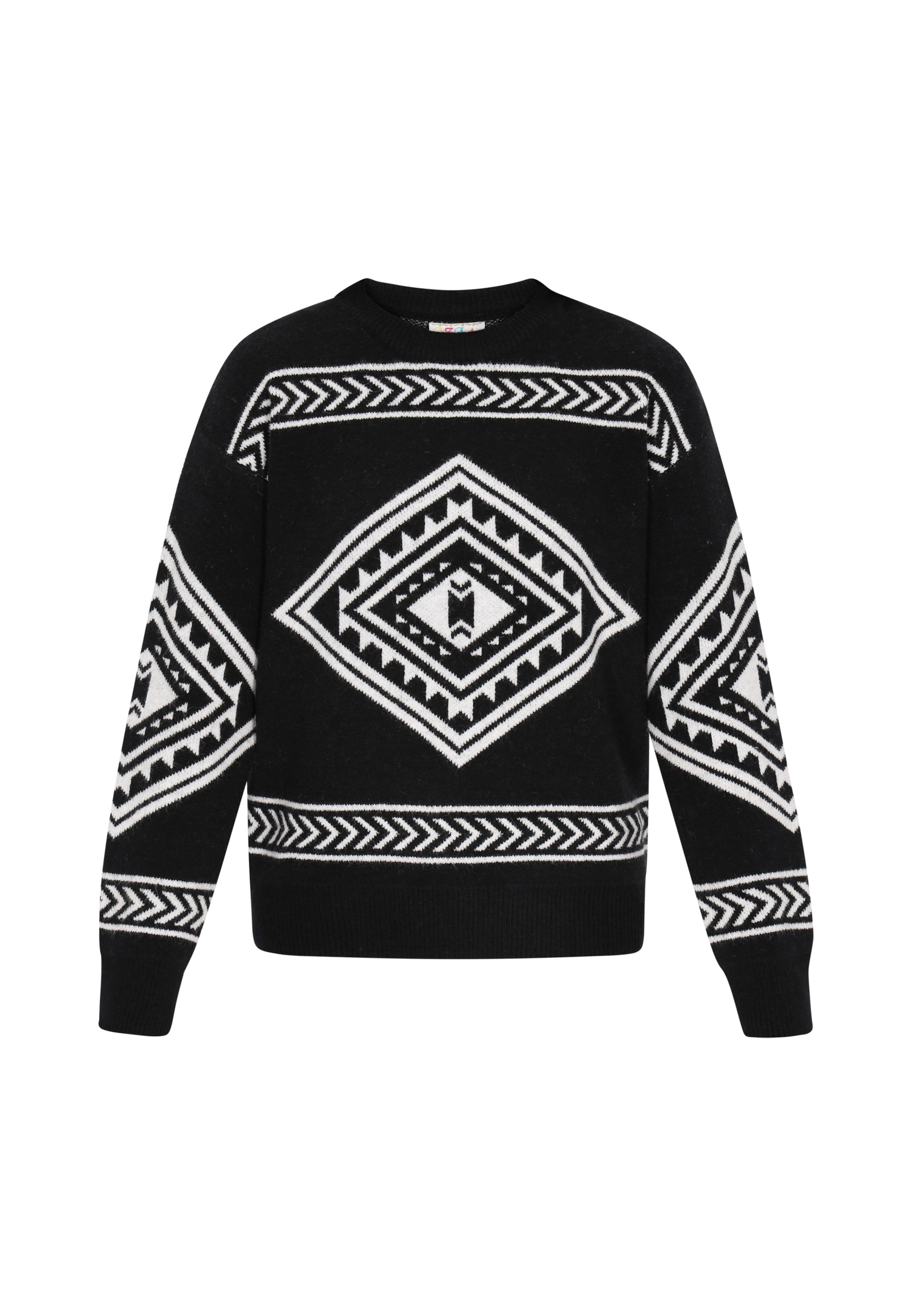 IZIA Pullover i sort: forside