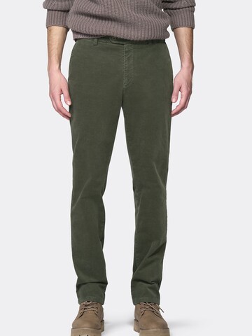 Regular Pantalon chino 'Lupus 2-7698' MMX Germany en vert : devant