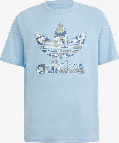 ADIDAS ORIGINALS T-Shirt in hellblau / hellgrau / weiß, Produktansicht