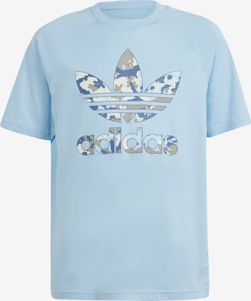 T-Shirt ADIDAS ORIGINALS en bleu : devant