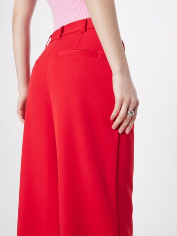 NA-KD Loose fit Pleated Pants in Red