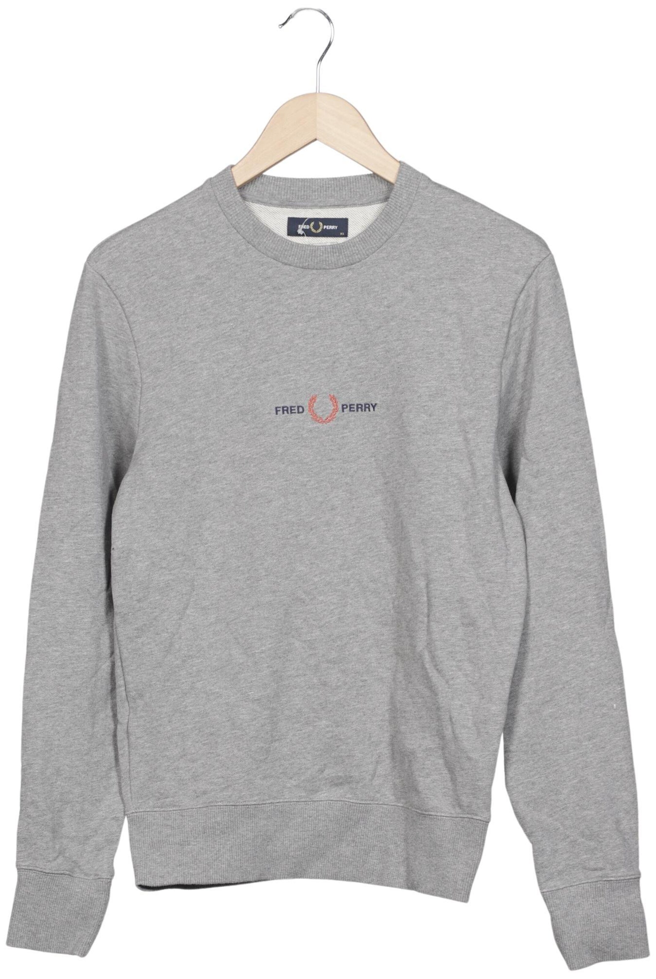 Fred Perry Sweatshirt & Zip-Up Hoodie in XS in Grey: front
