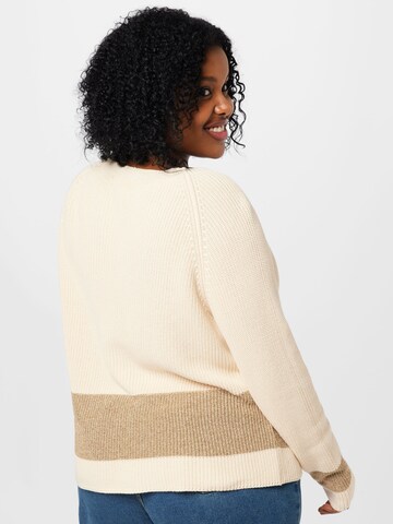 Persona by Marina Rinaldi Pullover 'ACERO' in Beige