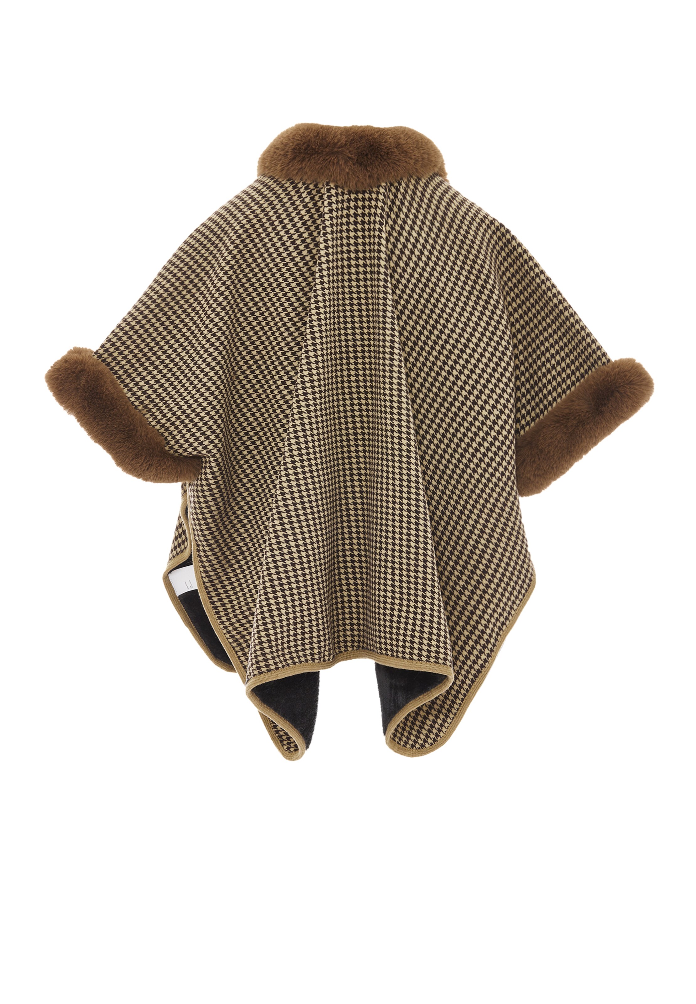 FRAULLY Кейп в Коричневый