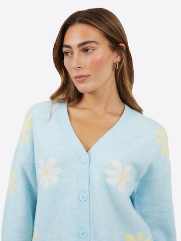 BRAVE SOUL Gebreid vest in Blauw