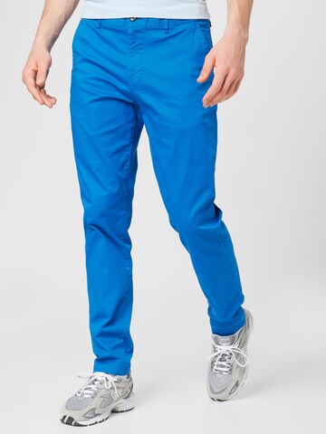 SCOTCH & SODA Дънки Tapered Leg Панталон Chino 'STUART' в синьо: отпред