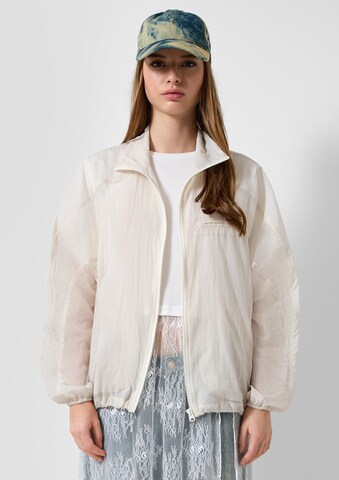 QS Between-Season Jacket in Beige: front
