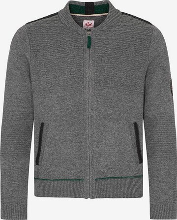 SPIETH & WENSKY Knit Cardigan 'Talheim' in Grey: front