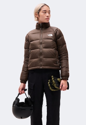 THE NORTH FACE Outdoorová bunda 'HYDRENALITE' – hnědá: přední strana