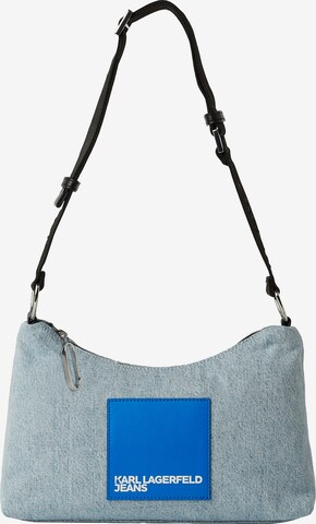 Borsa a spalla di KARL LAGERFELD JEANS in blu: frontale