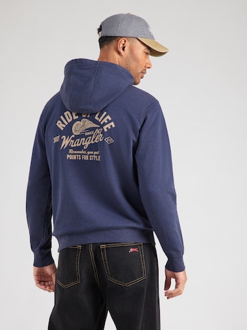 WRANGLER Collegepaita 'AMERICANA' värissä sininen: etupuoli
