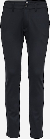 Denim Project Slimfit Chinohousut 'Ponte Roma Plain' värissä sininen: etupuoli