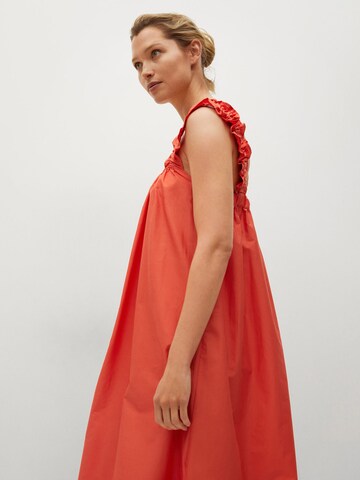 MANGO Summer Dress 'Delos' in Red