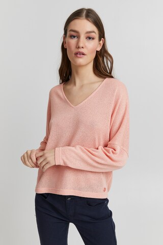Oxmo Sweater 'Katla' in Pink: front