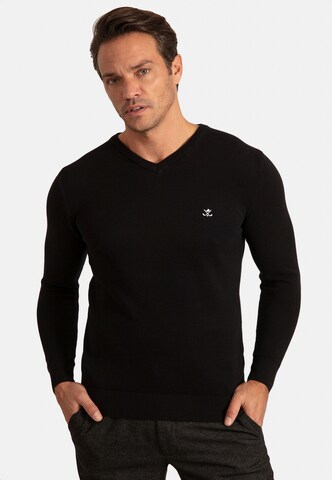 Sir Raymond Tailor Sweater in Black: front