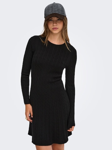 ONLY - Vestido de punto 'ONLIBI' en negro