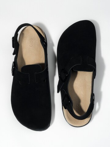 Estro Sandaal '209-1774' in Zwart: voorkant