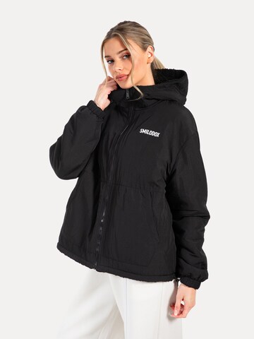 Smilodox Winter jacket in Black: front