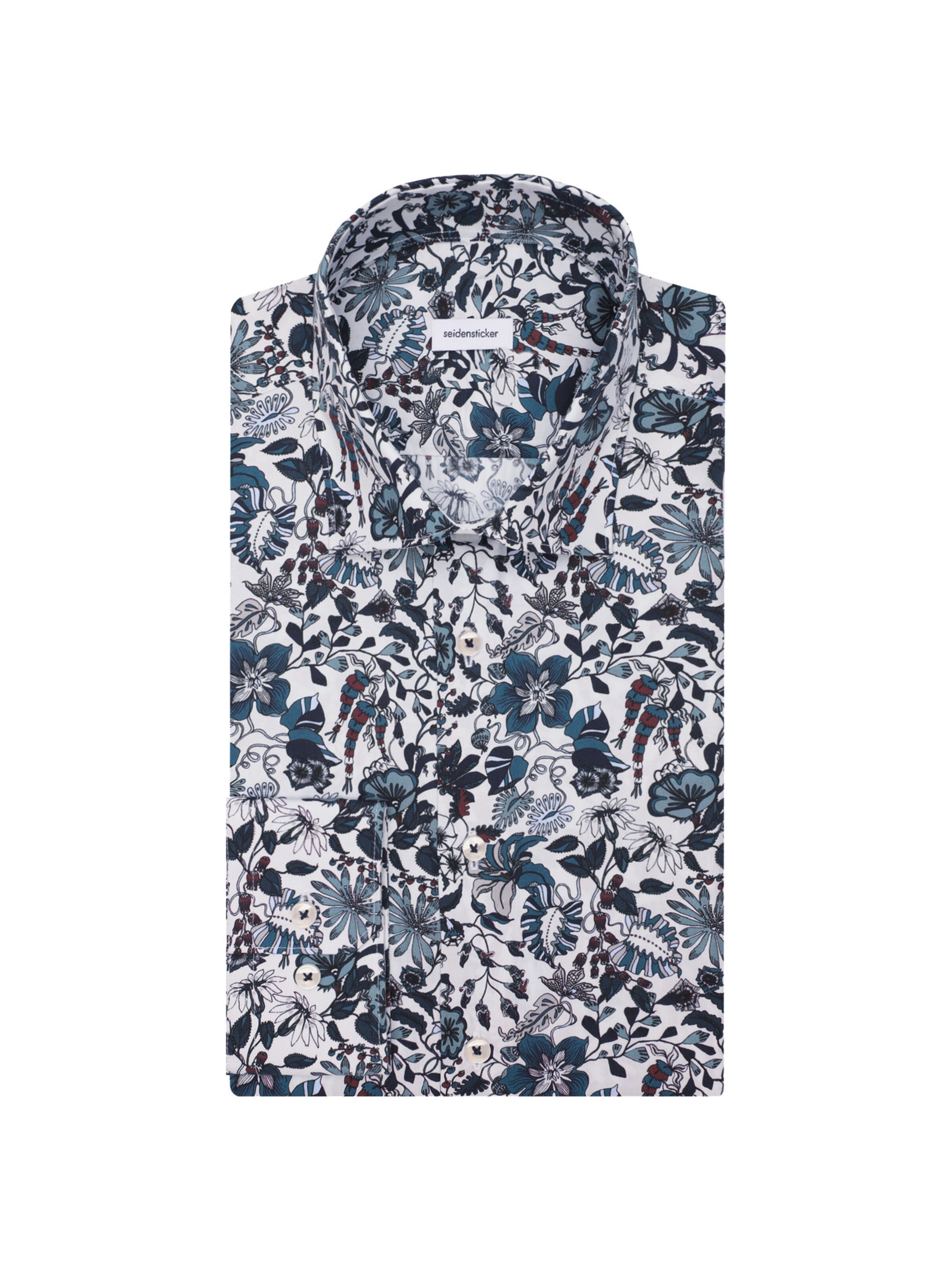 SEIDENSTICKER Regular fit Business Shirt 'SMART ESSENTIALS' in Blue