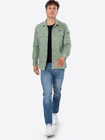 Superdry Regular fit Overhemd in Groen