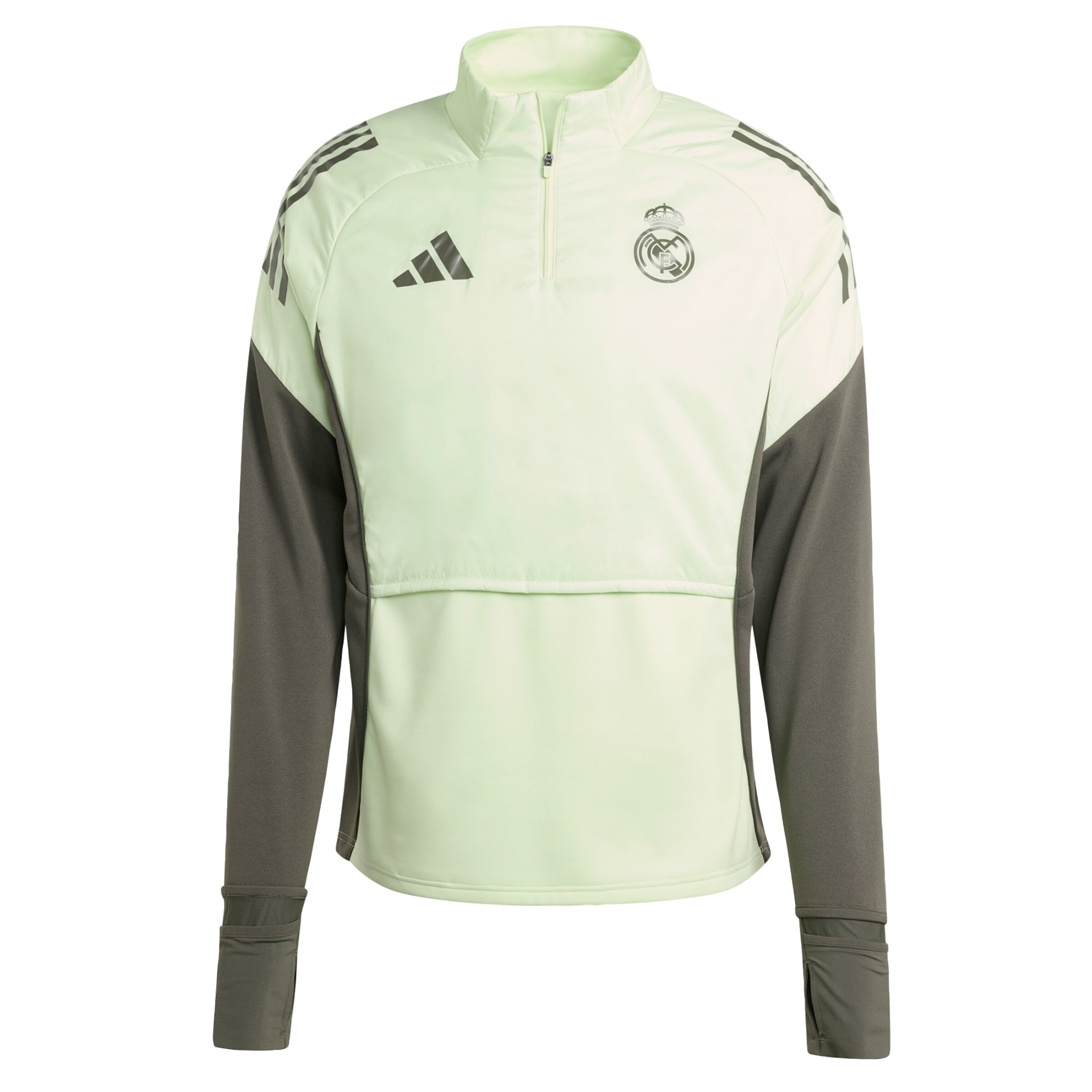 ADIDAS PERFORMANCE - Chaqueta de chándal 'Real Madrid Tiro 25 Competition' en verde: frente