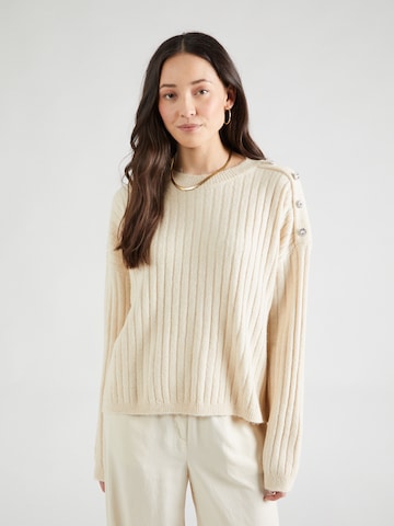 Pull-over 'ELYA' VERO MODA en beige : devant