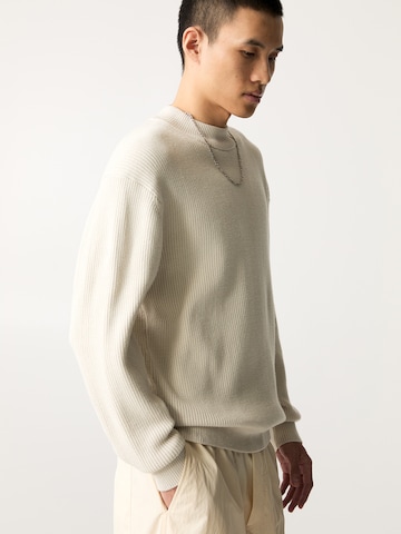 Pull-over Pull&Bear en blanc