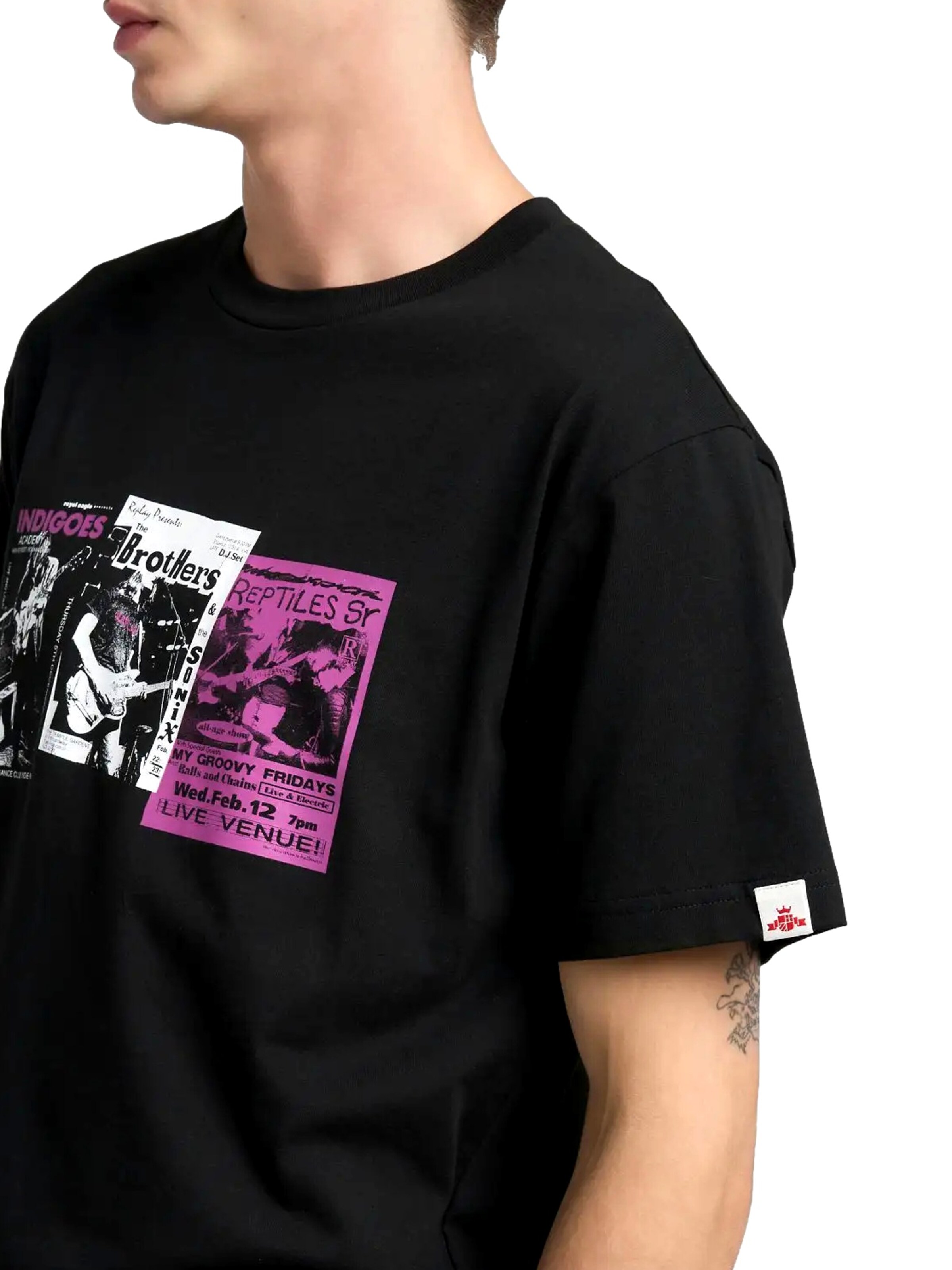 Maglietta di REPLAY in nero