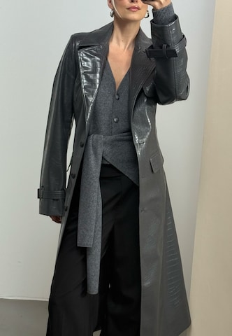 LeGer Studio Between-Seasons Coat 'Natascha' in Grey
