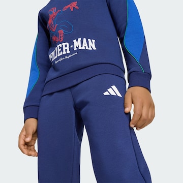 ADIDAS SPORTSWEAR Trainingspak 'Marvel Spider-Man' in Blauw