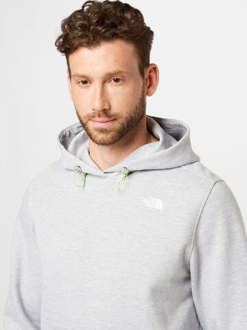 THE NORTH FACE Athletic Sweatshirt in Grey