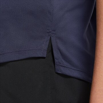 NIKE Performance shirt 'Swoosh' in Blue