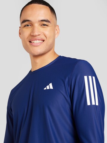 mėlyna ADIDAS PERFORMANCE Sportiniai marškinėliai 'Own The Run'