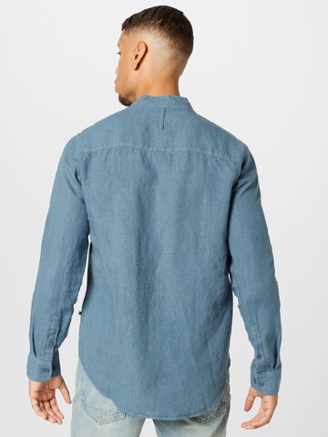 NN07 Regular fit Button Up Shirt 'Eddie' in Blue