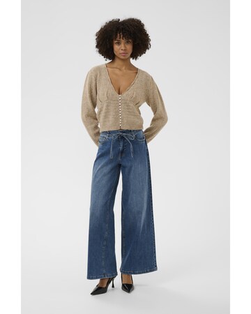 CULTURE Gebreid vest 'Julietta' in Beige