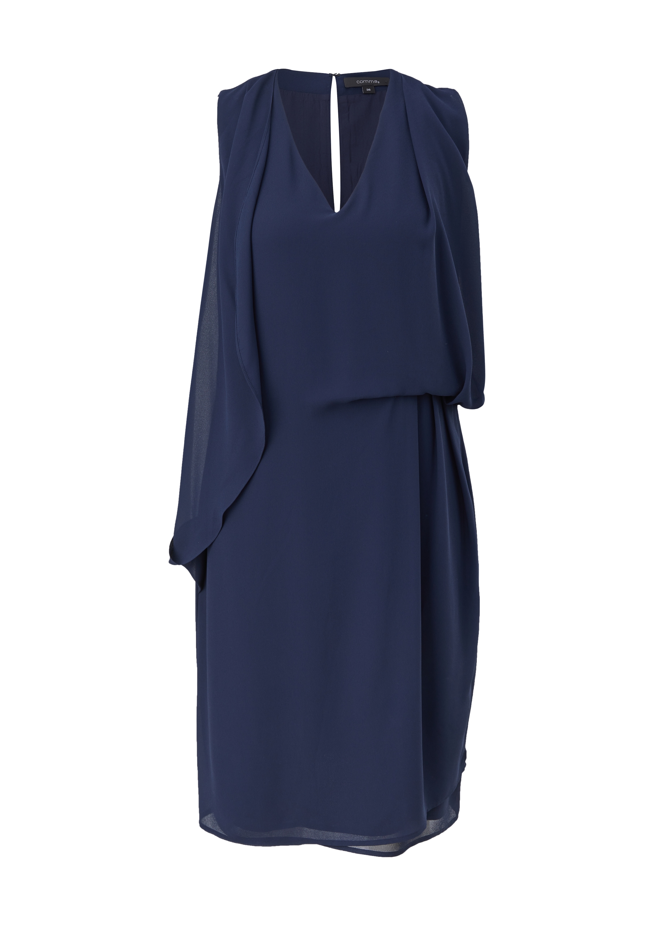 COMMA Kleid in Blau: Vorderseite