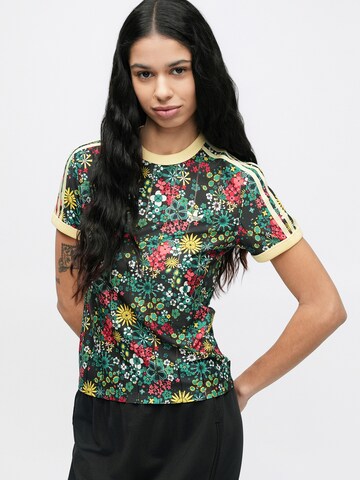 Maglietta 'Adidas Originals x Liberty London' di ADIDAS ORIGINALS in nero