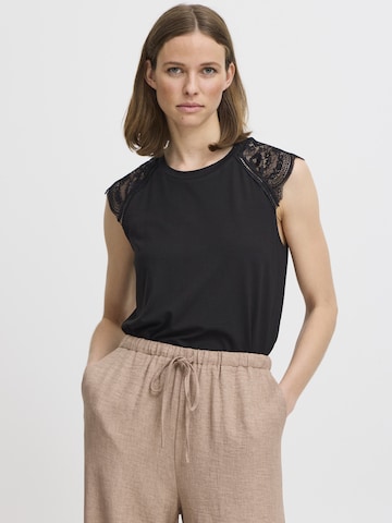 T-shirt 'Tilde' b.young en noir : devant