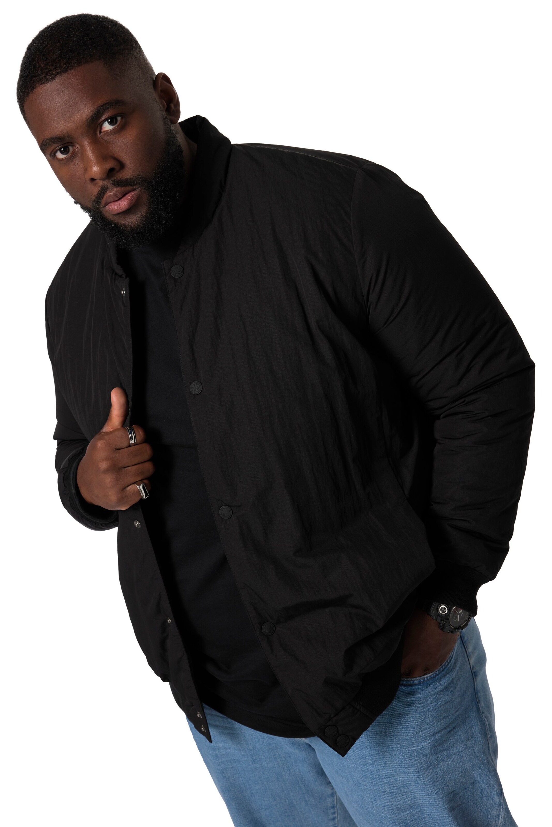 STHUGE Tussenjas in Zwart